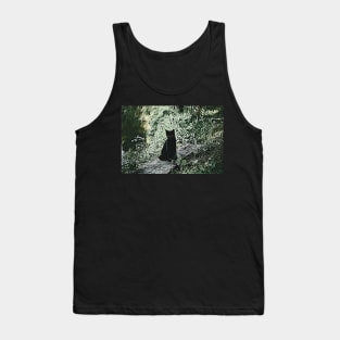 Black Cat Painting Tank Top